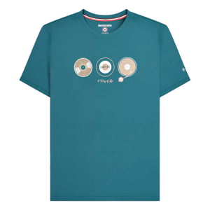 Lambretta Heren A Way Of Life Vinyl Platen T-shirt (Golfkust)
