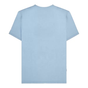 Lambretta Heren SS25 Racing Stripe Big & Tall T-Shirt (Hemelsblauw)