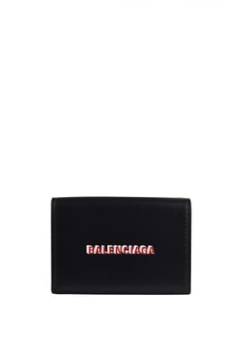 Balenciaga Portemonnee Cash Mini Zwart