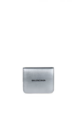 Balenciaga Portemonnee Cash Mini Zilver