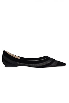 Jimmy Choo Love Ballerina's Zwart