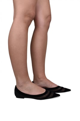 Jimmy Choo Love Ballerina's Zwart