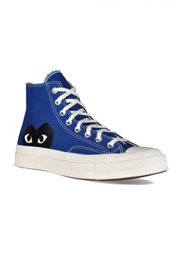 Comme des garçons Chuck Taylor hoge sneakers Blauw