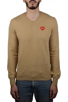 Comme des garçons Trui Camel