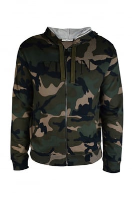 Valentino Garavani vest met capuchon Kaki