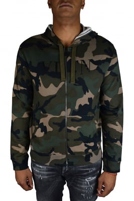 Valentino Garavani vest met capuchon Kaki