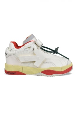 Gebroken witte  Puzzle Couture  sneakers wit
