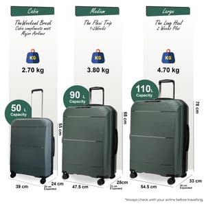 Uitbreidbare roze harde PP 8-wiel bagage reiskofferset voor handbagage en vakantie