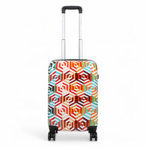 Harde schaal bedrukte cabine 55 x 36 x 20 cm PP kofferbagage geschikt voor Easyjet, Ryanair