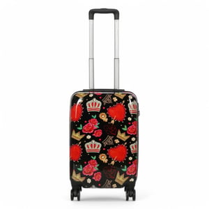Harde schaal bedrukte cabine 55 x 36 x 20 cm PP kofferbagage geschikt voor Easyjet, Ryanair