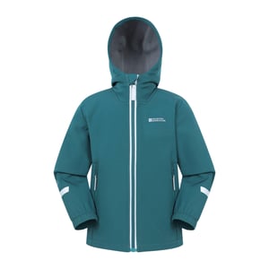 Mountain Warehouse Kinder/Kids Huxley Reflecterende Zachte Shell Jas (Blauw)