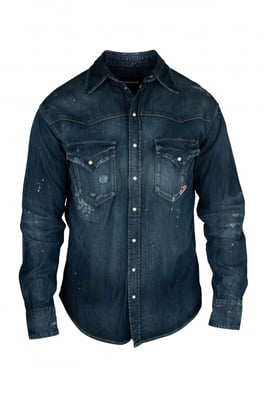 Dsquared2 Overhemd Blauw