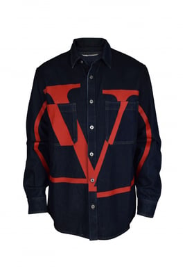 Valentino Garavani Spijkerjasje Blauw