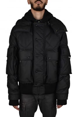 Balmain donsjack zwart