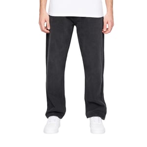Crosshatch Heren Tillman Stone Wash Baggy Jeans (Zwart)