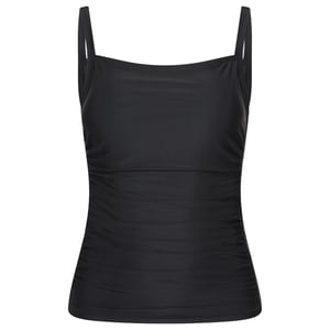 Mountain Warehouse Dames Effen Buik Controletankini Top (Zwart)