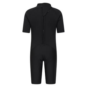 Mountain Warehouse Wetsuit met kort logo voor kinderen/kids (Zwart)