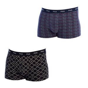 Pack-2 Gedrukte Katoenen Boxers FU5289 voor Mannen
