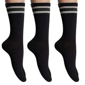 Verpakking van 3 Lange Katoenen Sokken F5604 voor Mannen en Vrouwen