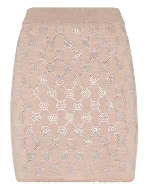 Gebreide Korte Rok Monogram
