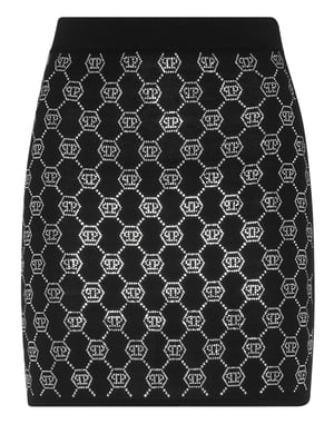 Gebreide Korte Rok Monogram