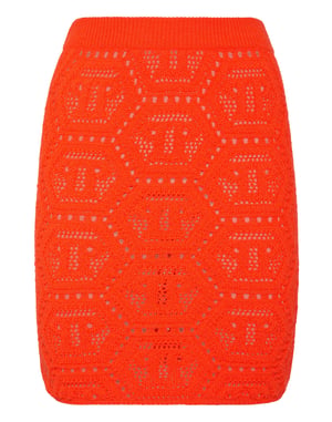 Gebreide Korte Rok Monogram