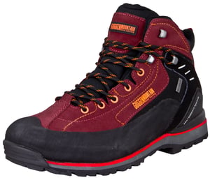 Trekking- en Wandelschoenen voor Heren en Dames, Suède Rood