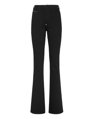 Jeans Flare Fit Skull