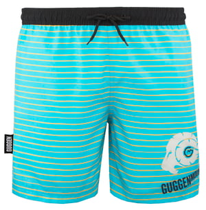 Zwemshort voor Heren met Patroonstrepen Geel