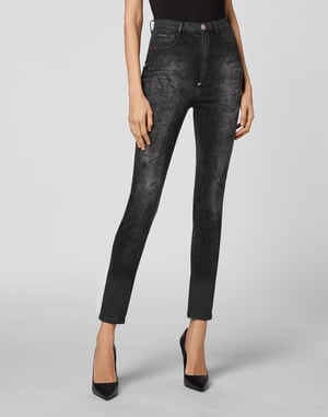 Super Hoge Taille Jegging Iconic Plein