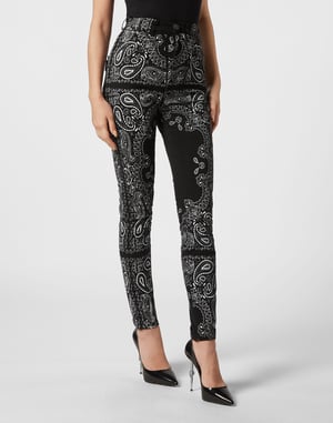 Super Hoge Taille Jegging Paisley