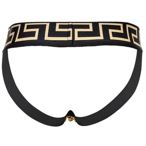 Versace Stretch Organic Jersey Barocco All Over New Logo Jockstrap