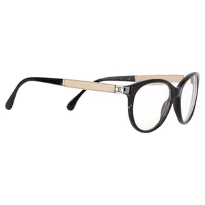 Chanel Vlinder Eyeglasses in Zwart Acetaat