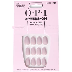 Opi Xpress/on Kunstnagels Iconische Kleuren #Laat Me Niet Bossa Nova Rondhangen