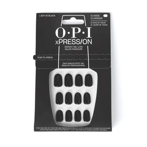 Opi Xpress/on Kunstnagels Iconische Tint #dame In Zwart