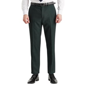 Groene heren pantalon Prince of Wales formele broek