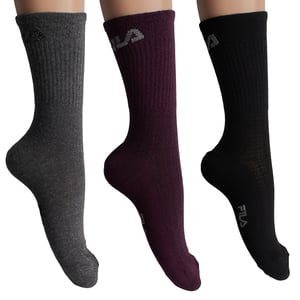 Pack-3 Lange Katoenen Sokken F3267 voor Vrouwen