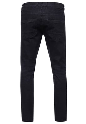 Zwarte denim jeansbroek "MELVIN" slim fit katoen-stretch