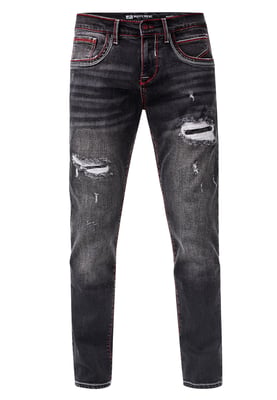 Jeansbroek "ODAR" destroyed regular fit stretch