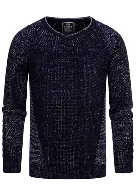 Chunky Slim Fit V-Hals Trui