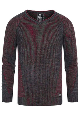Chunky Slim Fit V-Hals Trui