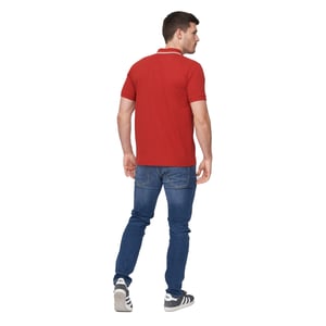 Duck and Cover Heren Samtrase Polo Shirt (Rood)