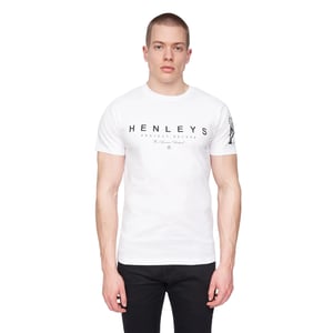 Henleys Heren Hentyme T-Shirt (Wit)