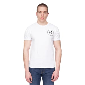Henleys Heren Metafone Logo T-Shirt (Wit)