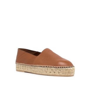 Valentino Garavani leren espadrilles met logo-plaque
