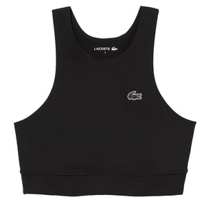 Lacoste Dames/Dames Recycled Polyamide Sneldrogende Sportbeha (Zwart)