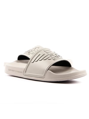 Emporio Armani herensandalen met adelaarsmotief