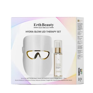 HYDRA GLOW LED THERAPIE SET (LED LICHTTHERAPIE MASKER wit met HA Serum)
