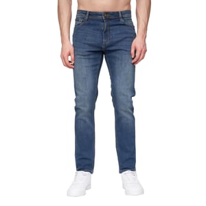Henleys Heren Craze Comfort Rechte Jeans (Stone Wash)