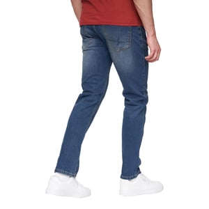 Henleys Heren Craze Comfort Rechte Jeans (Stone Wash)